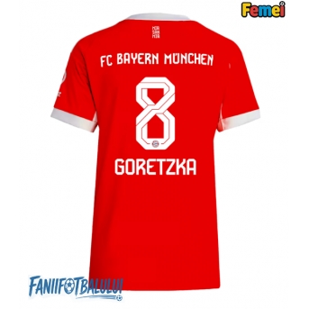 Bayern Munich Leon Goretzka #8 Tricou Fotbal Replică 2025-26 Femei Acasa